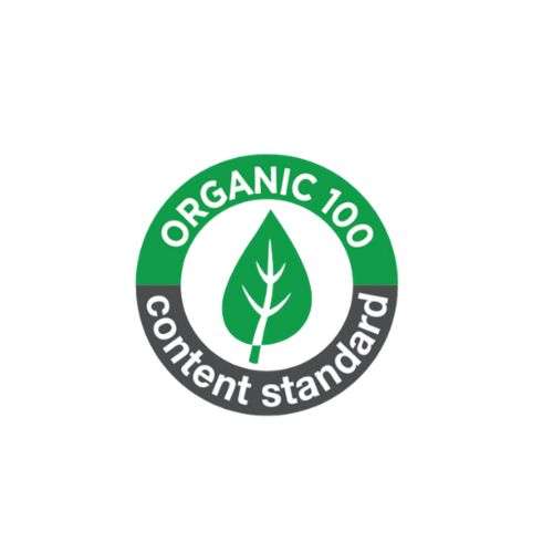 Organic100 Certificate logo