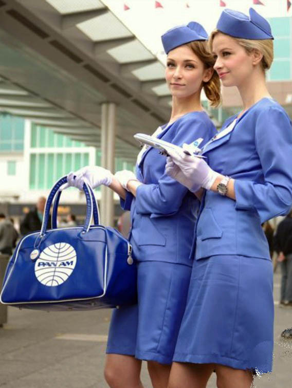 Pan Am Airways Cabin Crews in uniforms