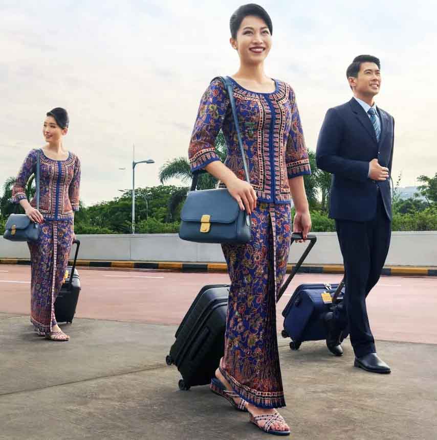 Iconic Airline Uniforms. Singapur Airlines